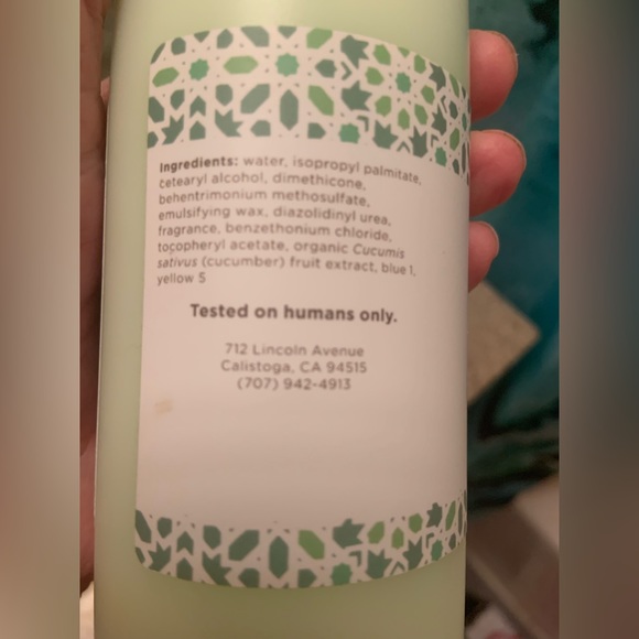 New Cooling cucumber lotion by Indian Springs Calistoga. 16 oz. - Picture 4 of 6